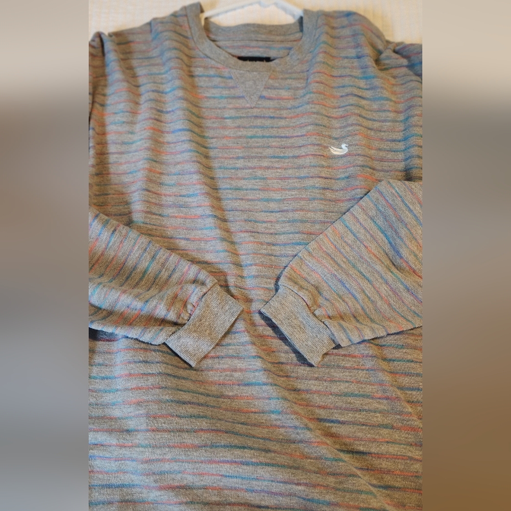 Southern Marsh Multicolor Striped Sweatshirt